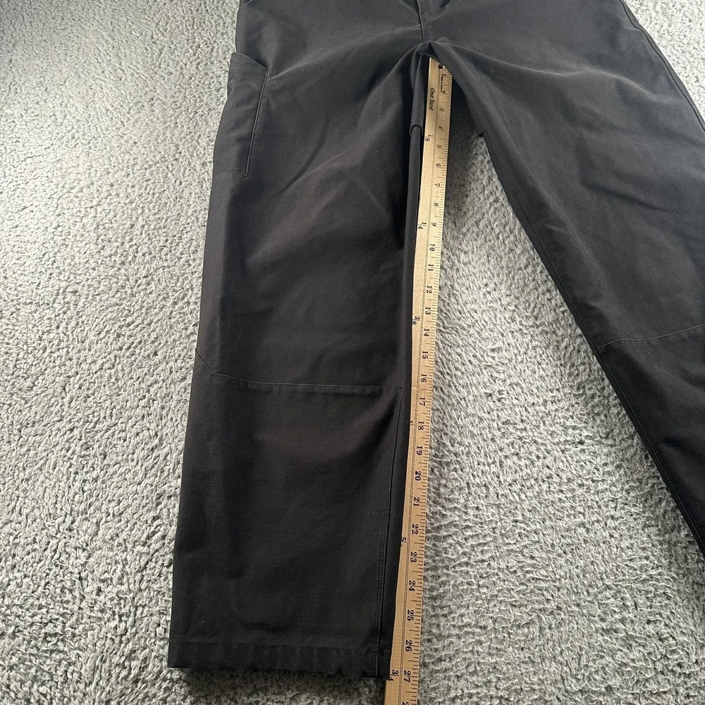 Lululemon Utilitech Pants Mens 30(29 Fit) Black Straight Leg Drawstring Travel
